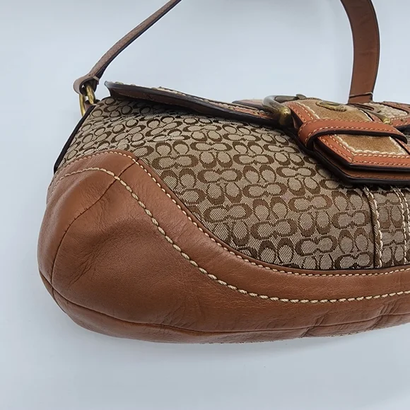 Coach 11517 Soho Signature Vintage Y2K Studded Southwest Shoulder Bag - Picture 9 of 13